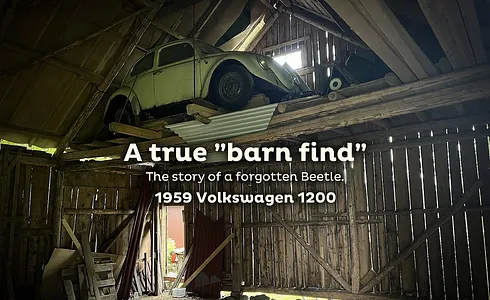 A true "barn find" - 1959 Volkswagen 1200