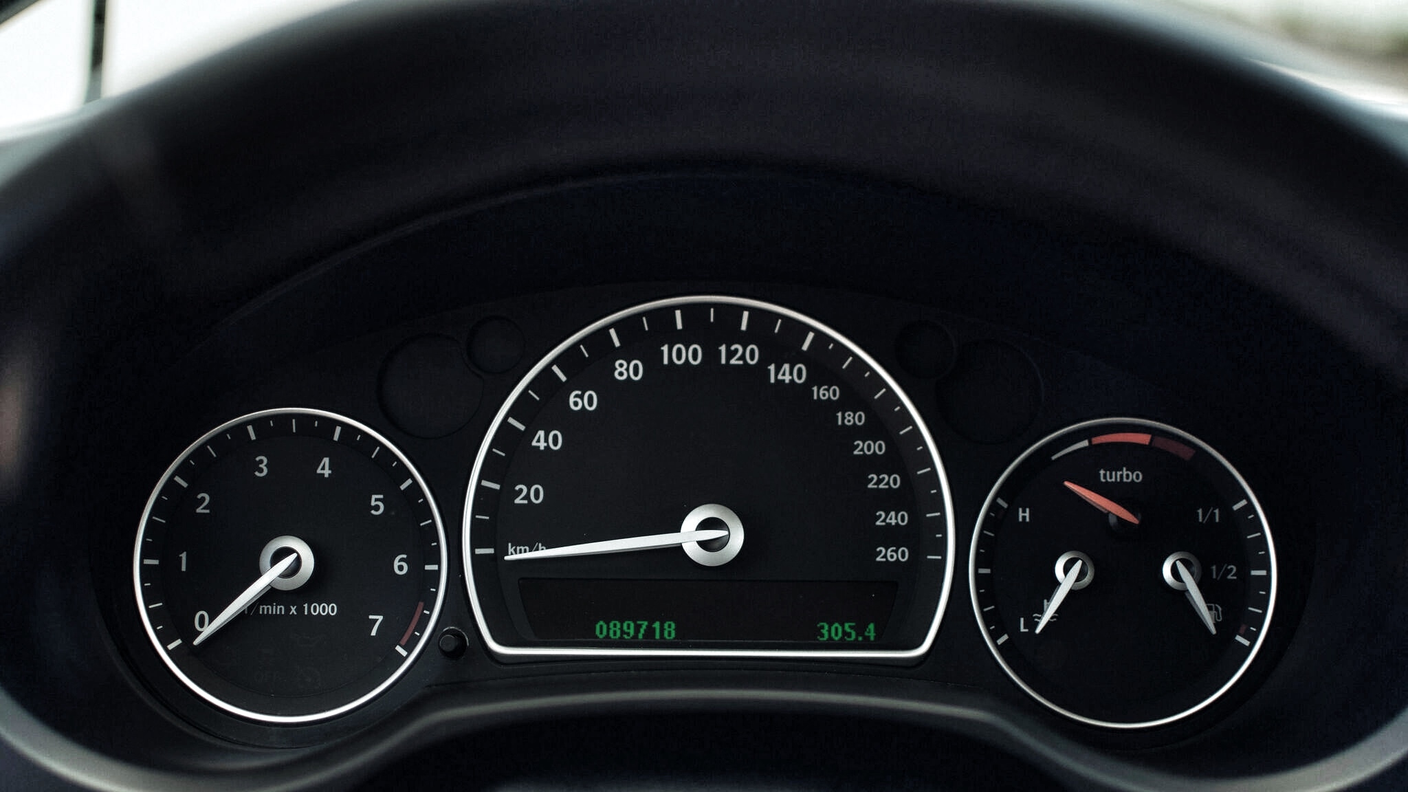 Interiörbild 2008 SAAB 9-3 Turbo X