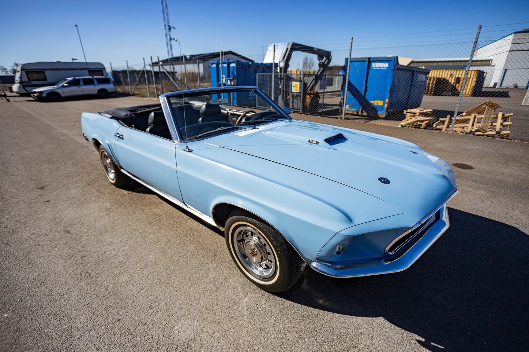 Exteriörbild på 1969 Ford Mustang GT Cabriolet "M-code" (59)