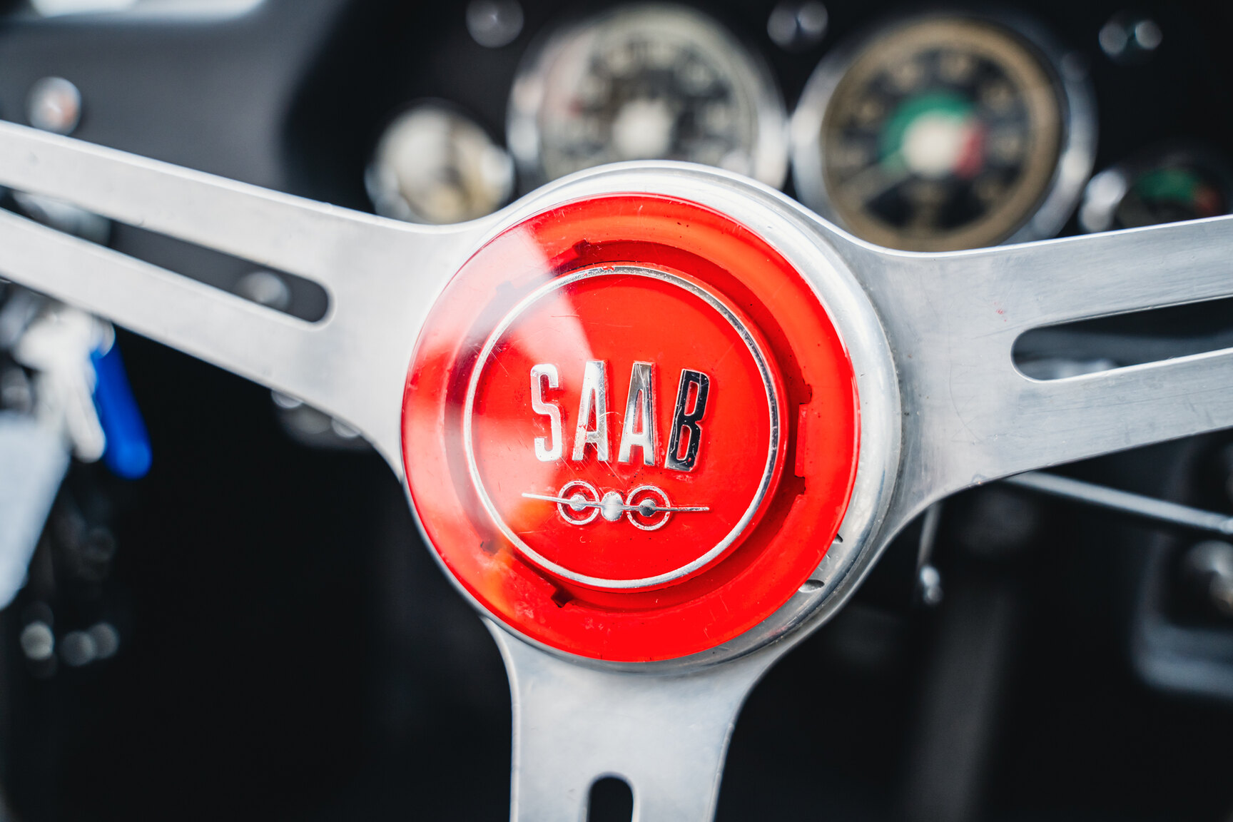 Interiörbild 1969 Saab Sonett II
