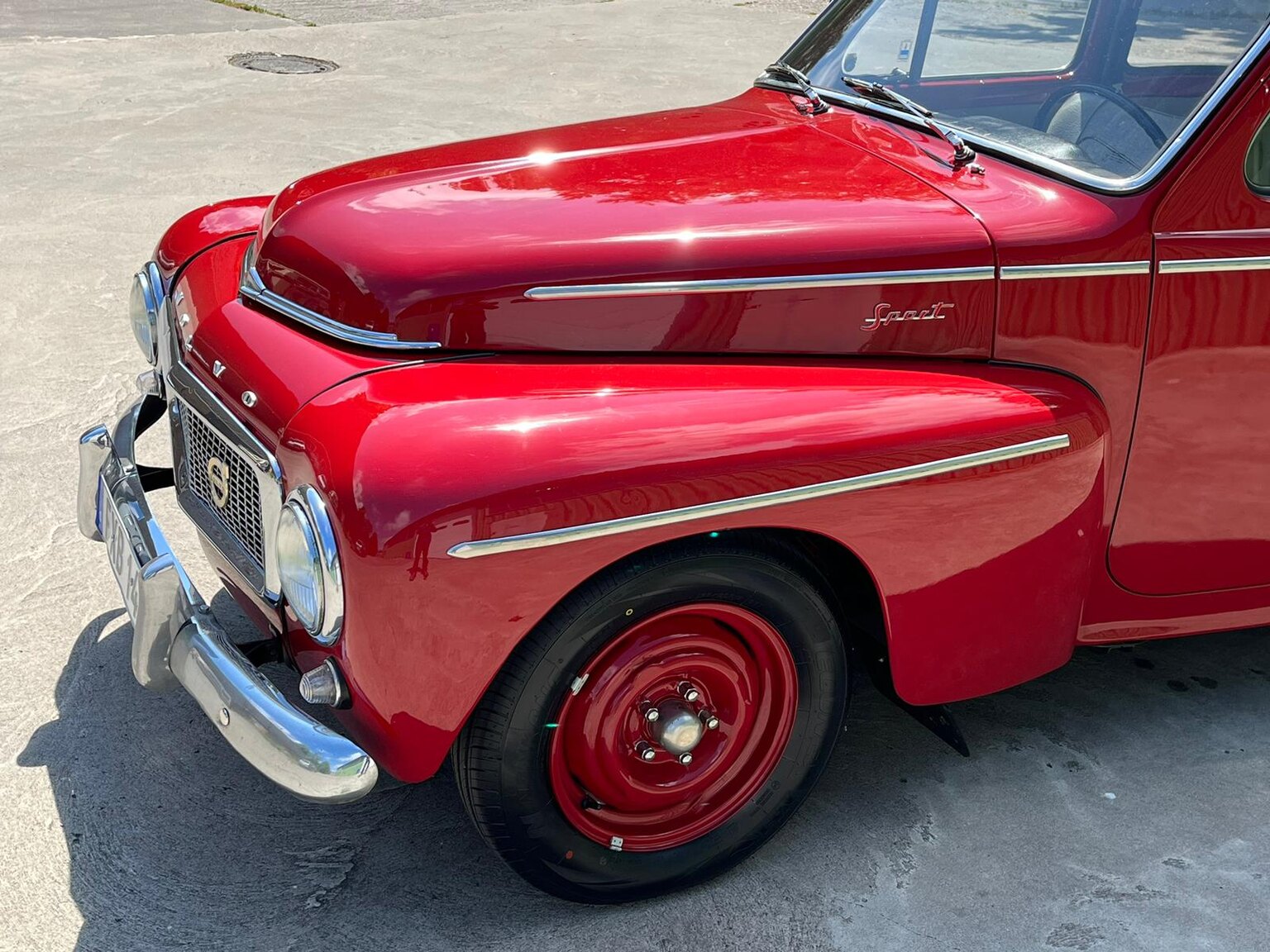 Exterior image of 1960 Volvo PV 544A Sport