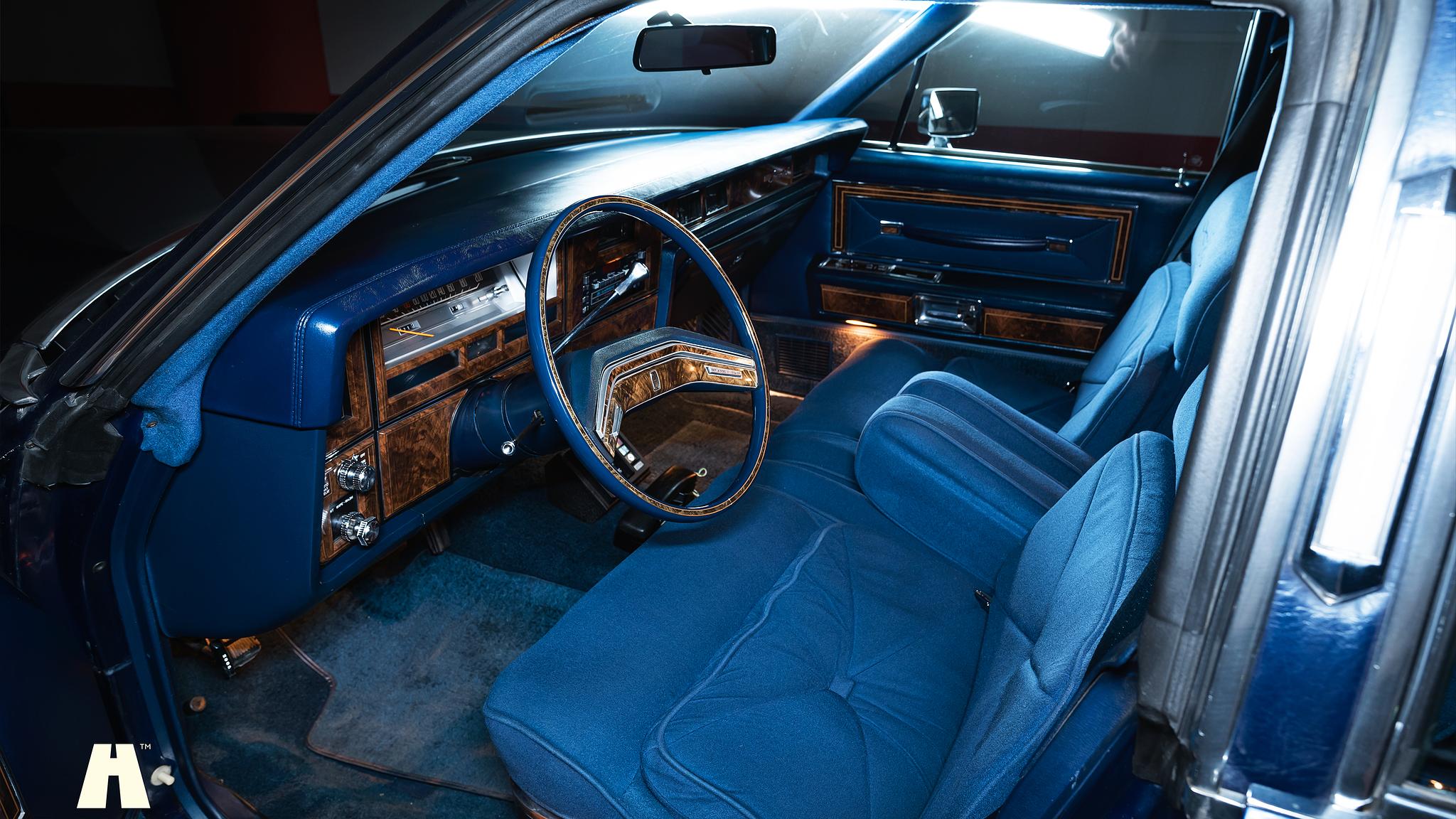 Interiörbild 1979 Lincoln Continental