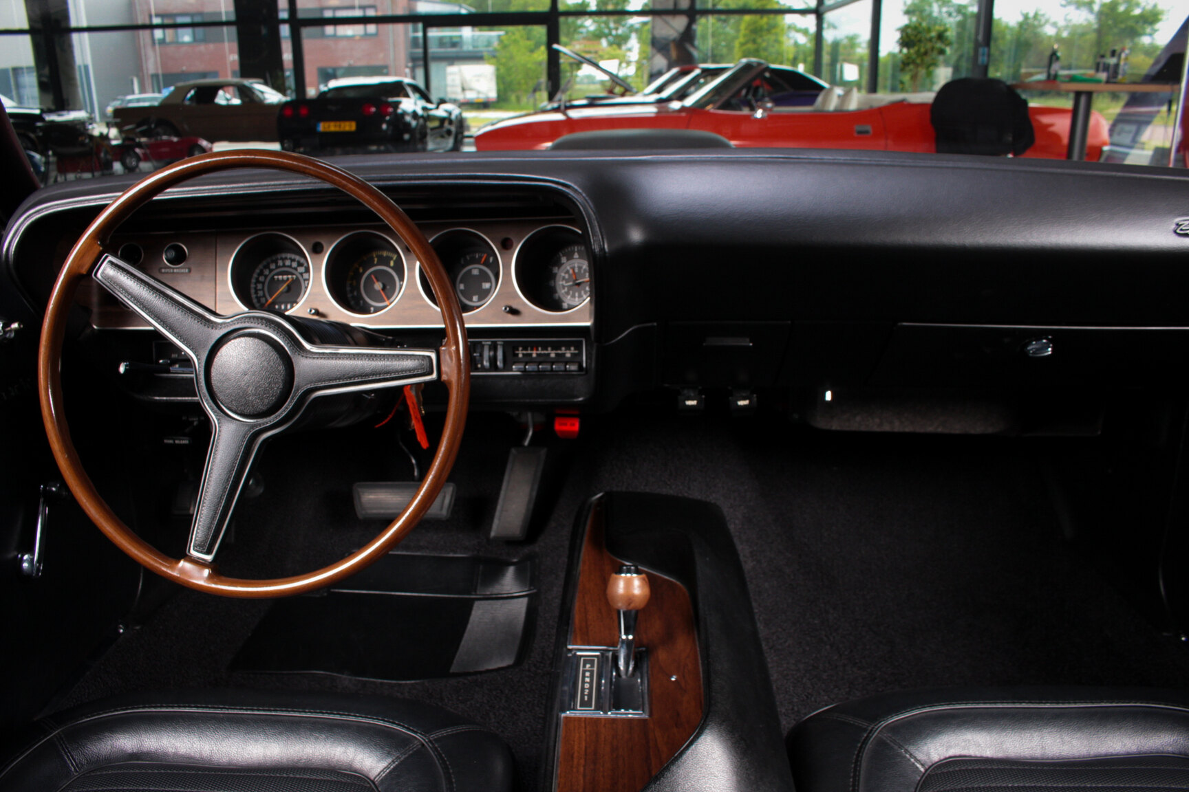Interiörbild 1970 Plymouth Hemi Cuda