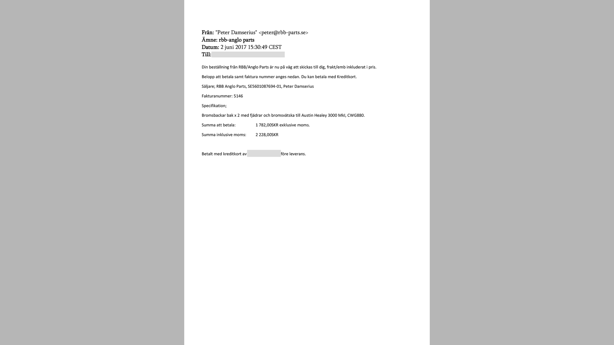 Documentation for 1960 Austin Healey 3000 MK1