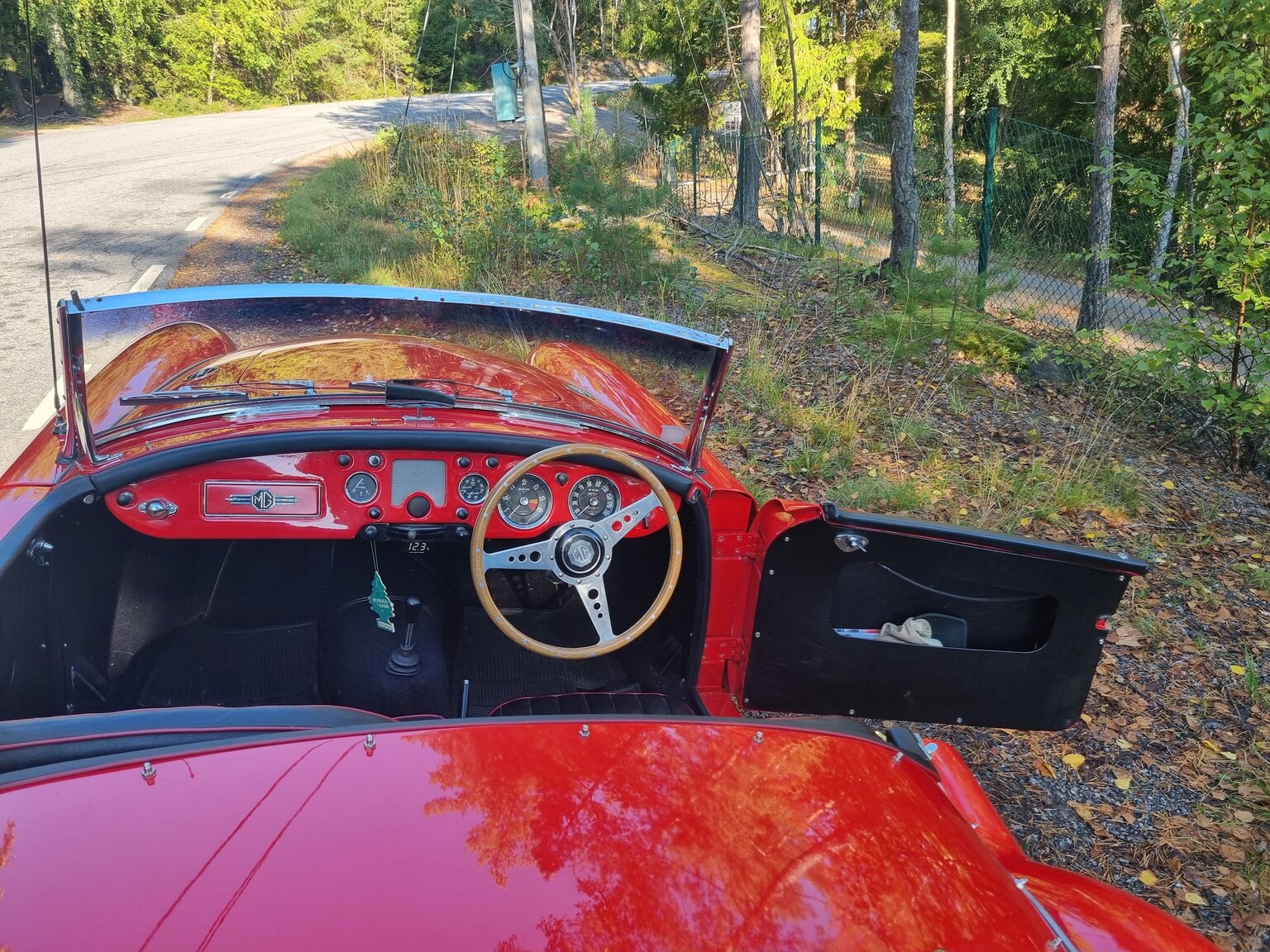 Interior image of 1956 MG MGA 1500