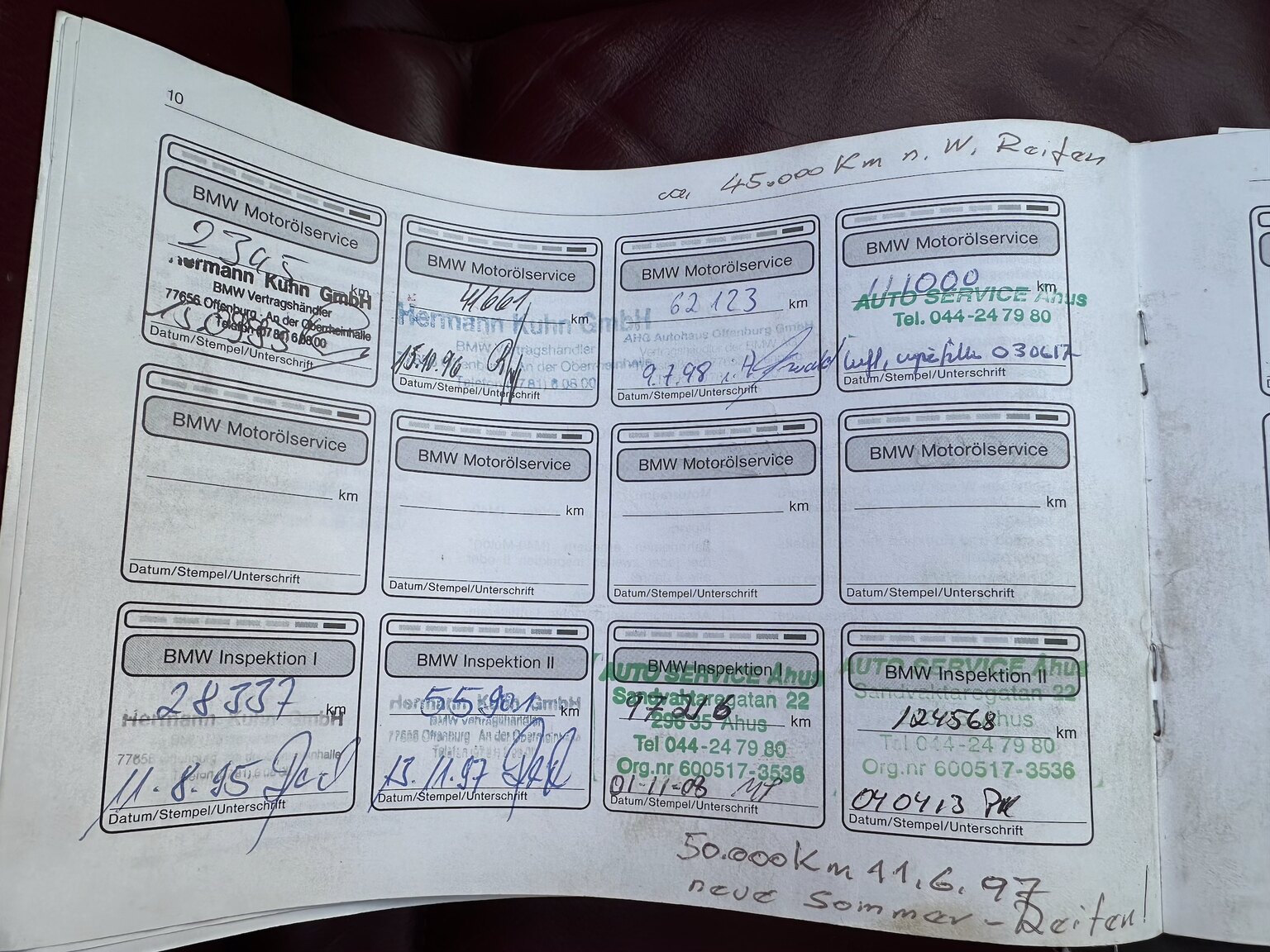 Dokumentation för 1993 BMW 325i Convertible