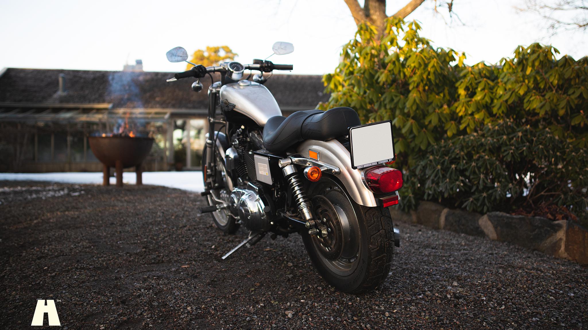 Exterior image of 2003 Harley Davidson Sportster 1200C 100th Anniversary Edition