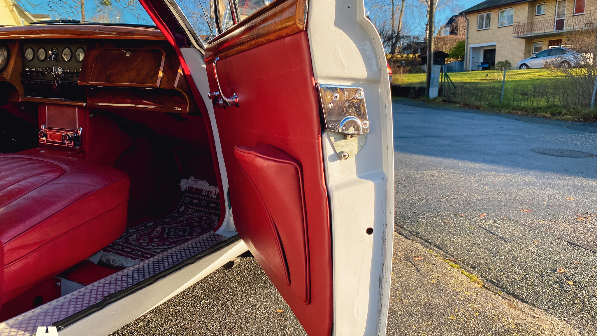 Interiörbild 1961 Jaguar Mark 2