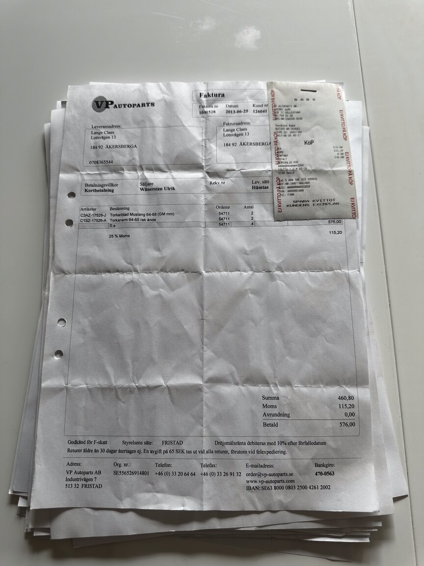 Dokumentation för 1965 Ford Mustang Cabriolet (46)