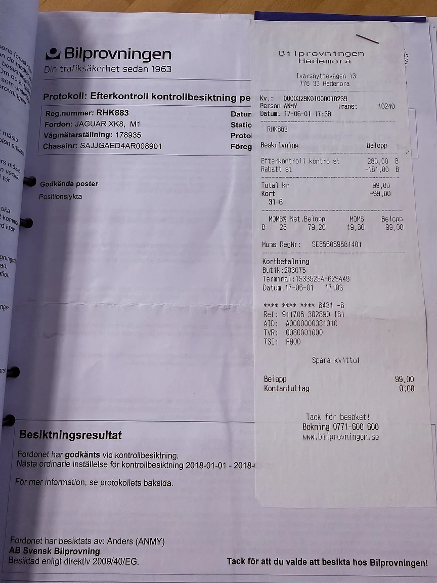 Dokumentation, 1997 Jaguar XK8 (25)