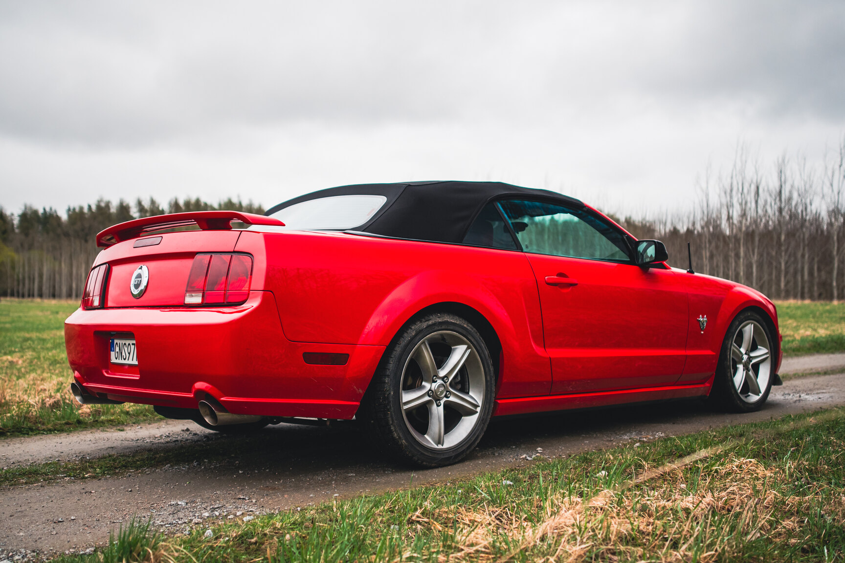 Exterior image of 2009 Ford Mustang V8 GT Convertible