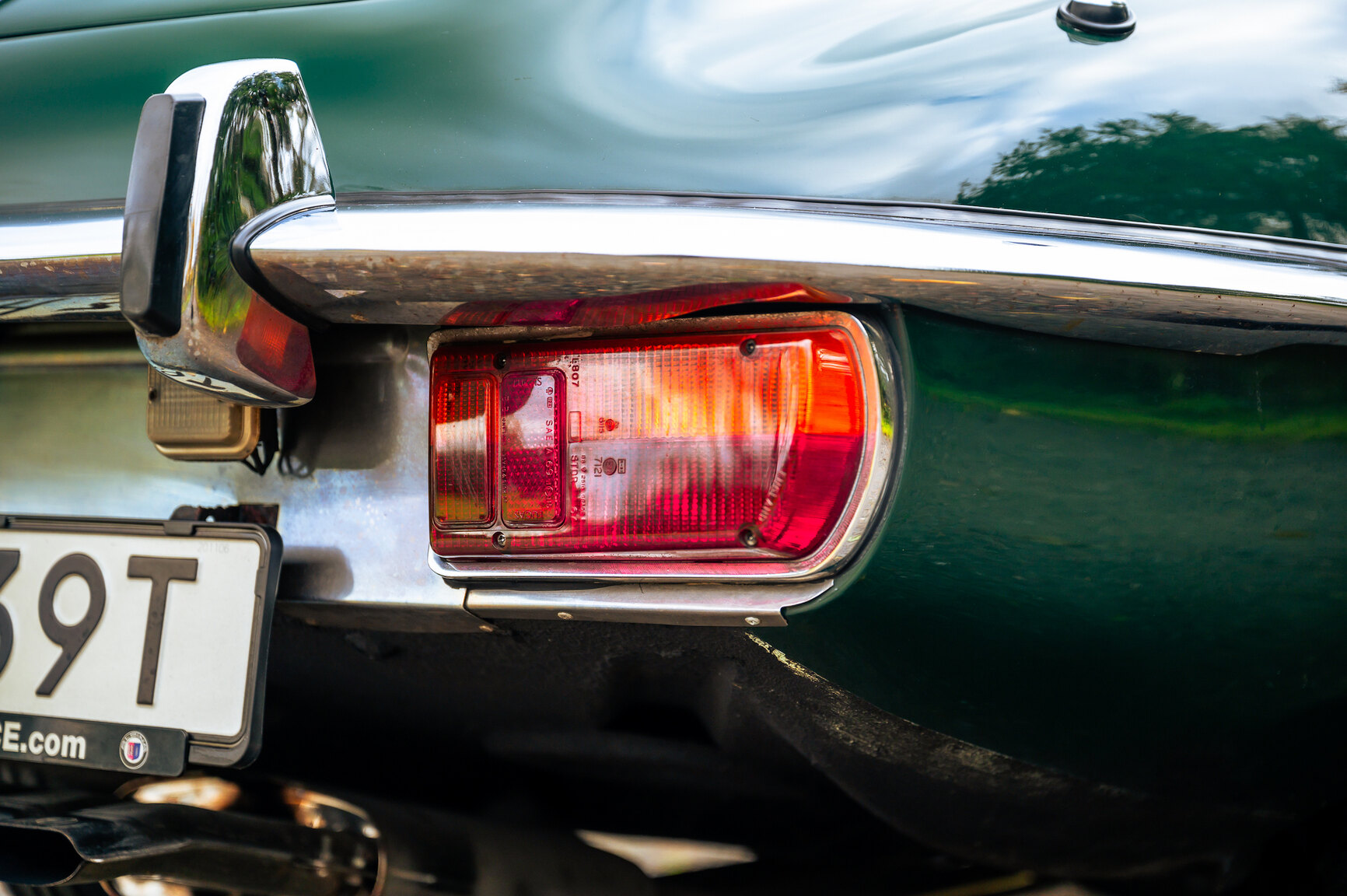 Exteriörbild på 1973 Jaguar E-Type V12