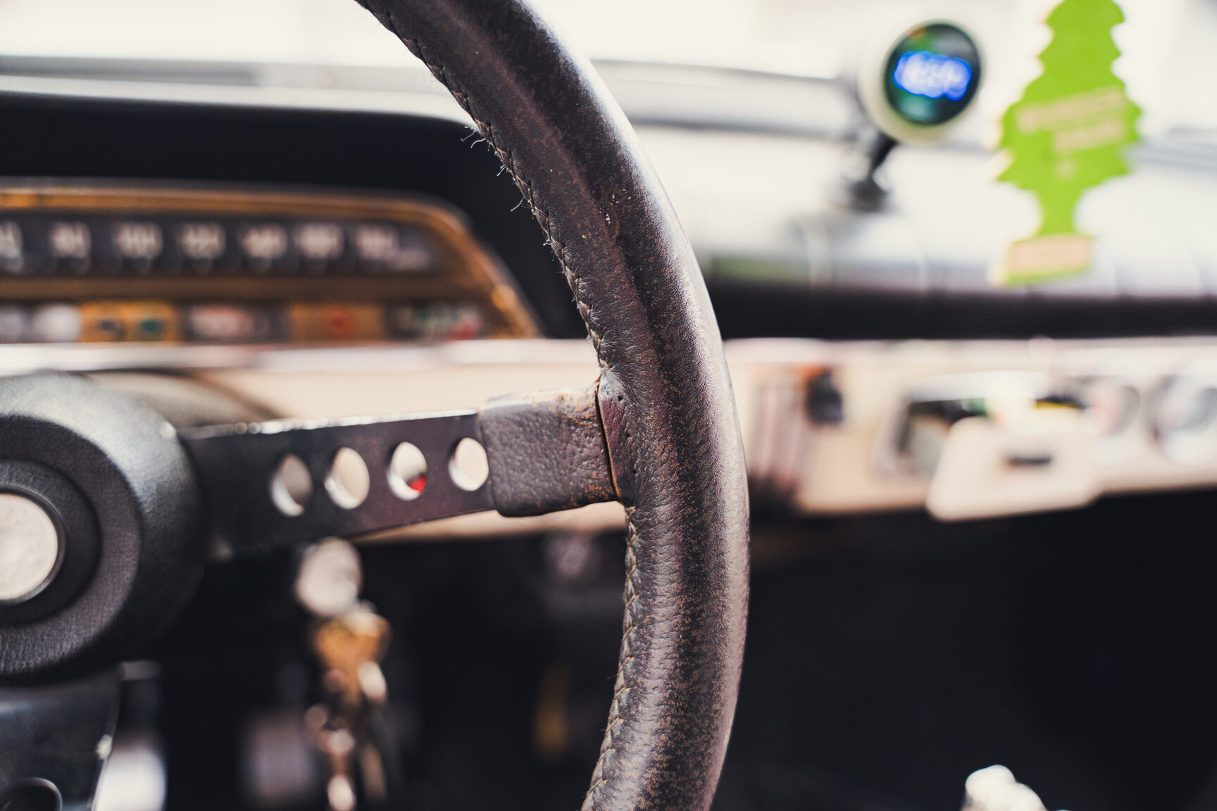 Interiörbild 1968 Volvo Amazon Turbo - Ett sista race
