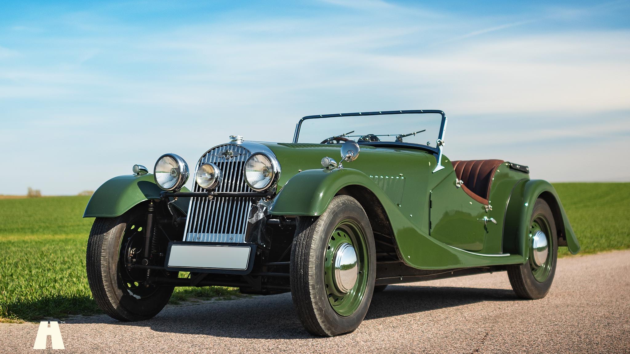Interiörbild 1951 Morgan Plus 4