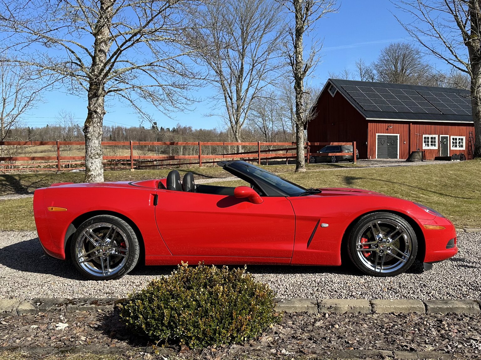 Exteriörbild på 2005 Corvette C6 Z51 Cabriolet