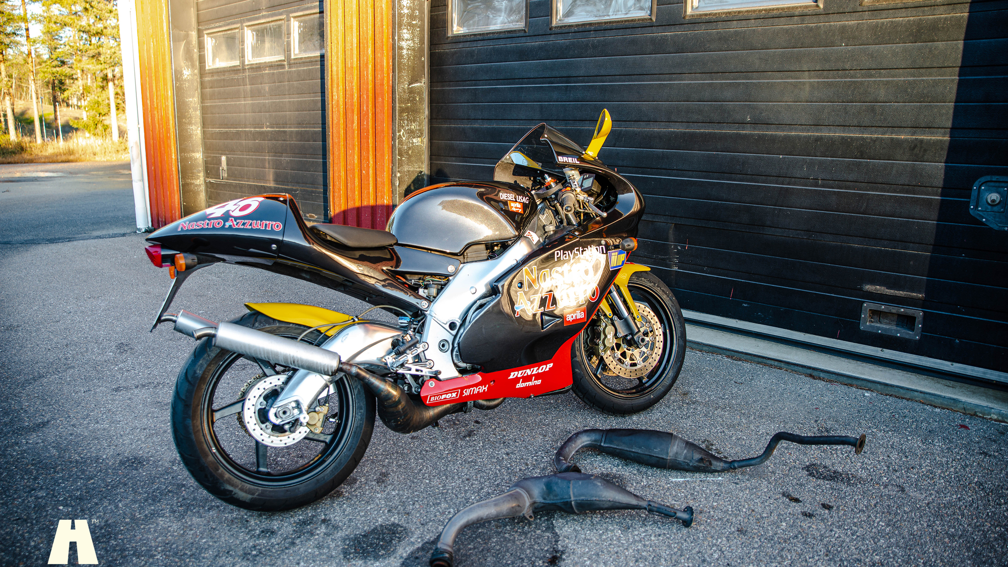 Exteriörbild på 1998 Aprilia RS 250
