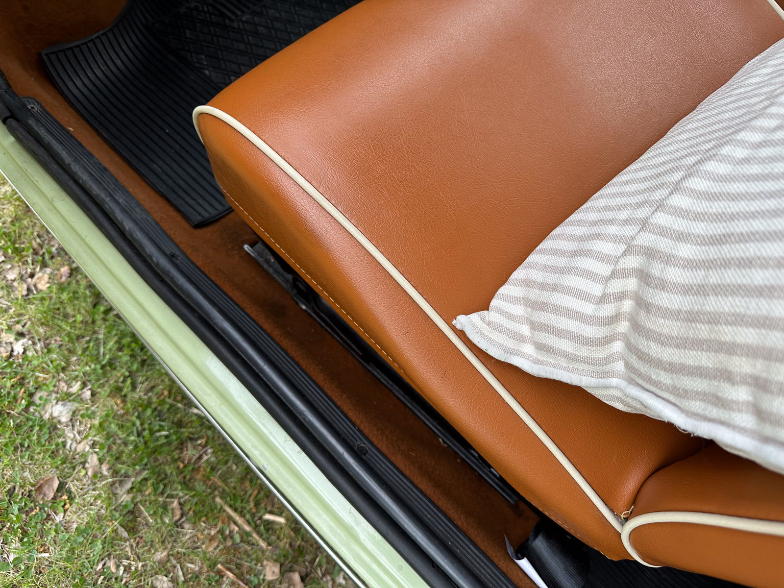 Interiörbild 1970 Fiat 500 Lusso