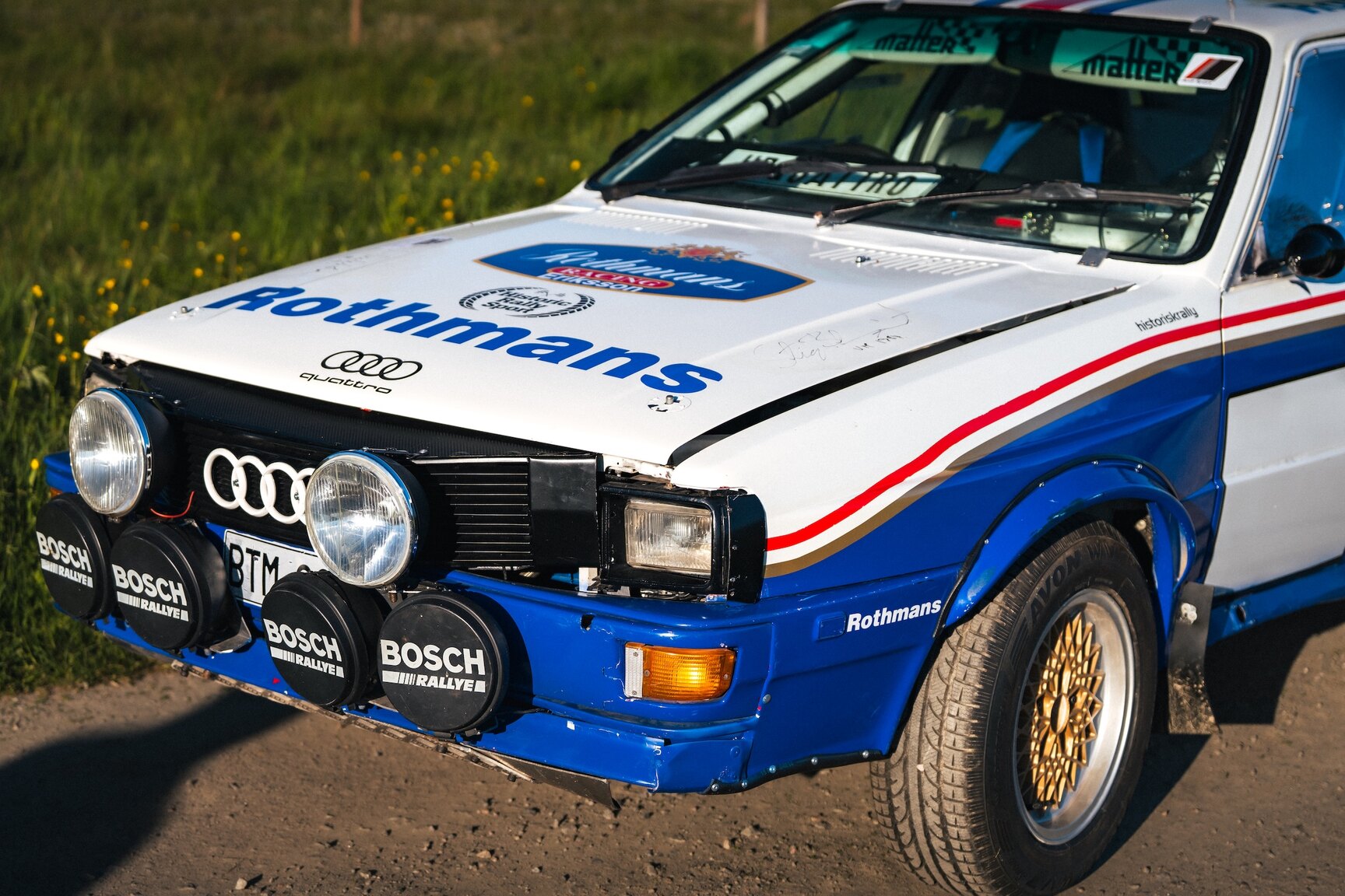 Exterior image of 1986 Audi Quattro Rally Replica