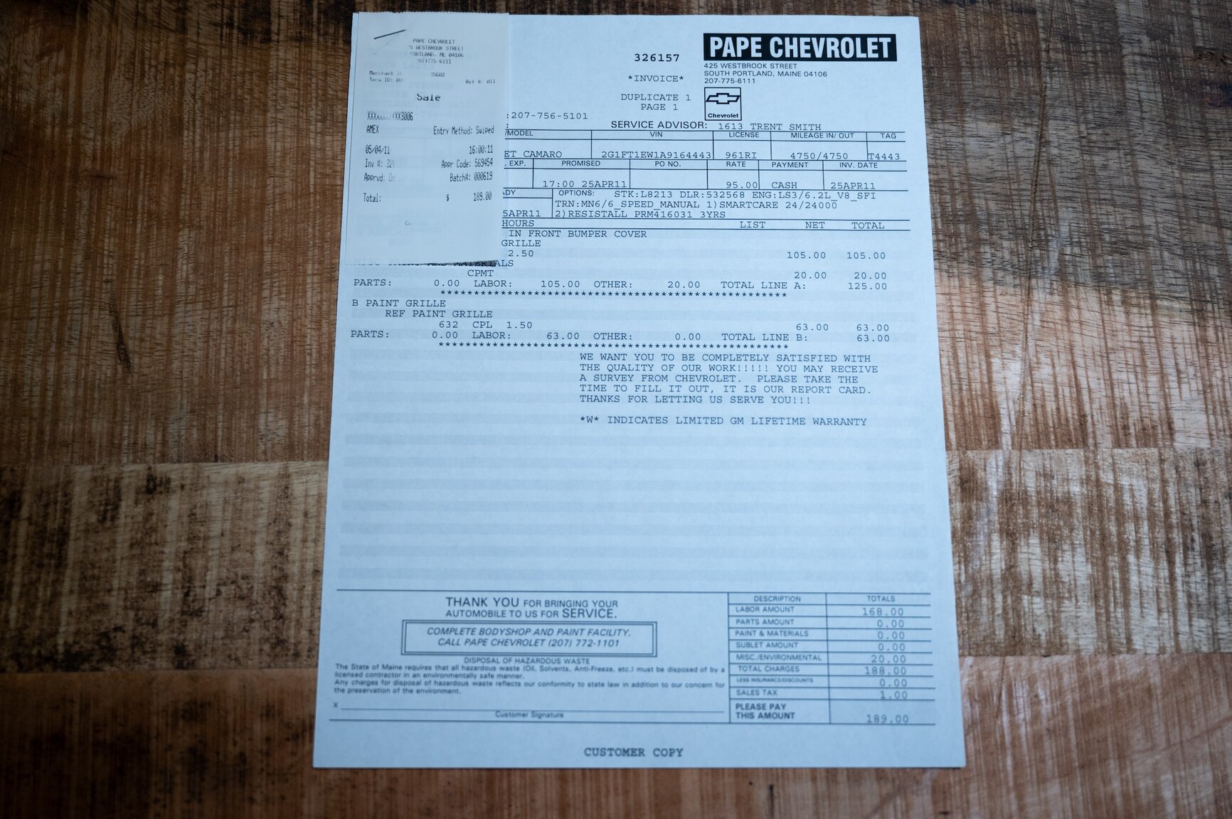 Dokumentation, 2010 Chevrolet Camaro SS (10)