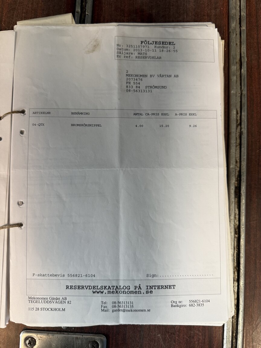 Documentation for 1967 Mercedes-Benz 230 Safari