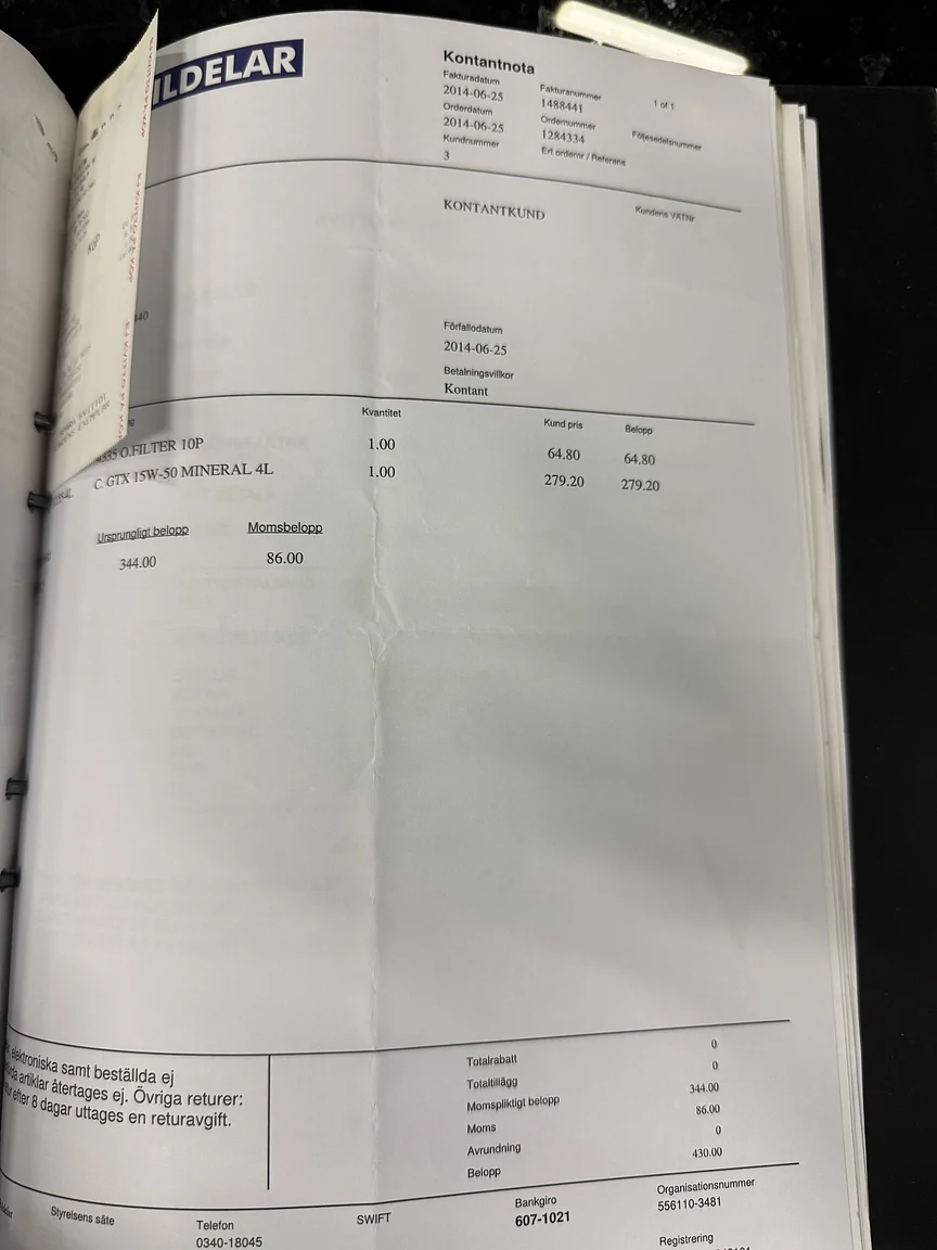 Documentation for 1961 Volvo PV544C Sport (44)