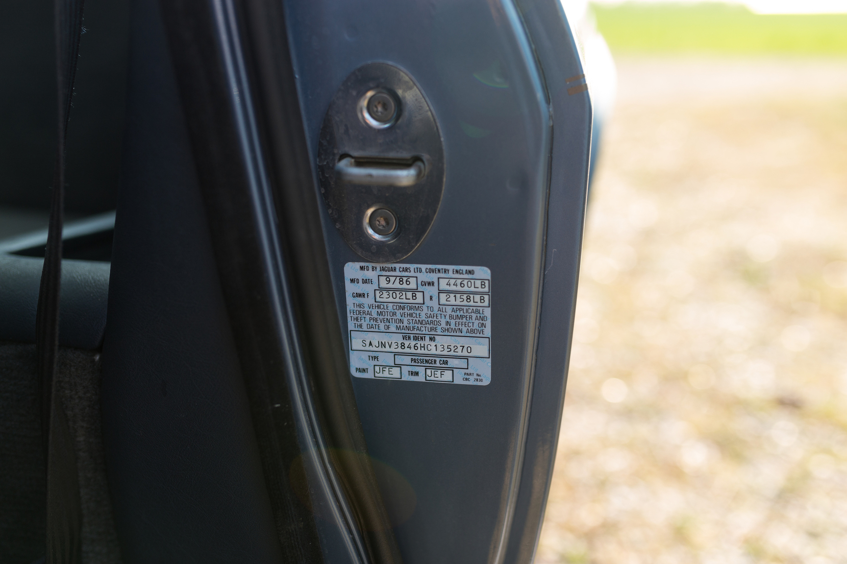 Innenraumfoto von 1987 Jaguar Xj-SC (41)