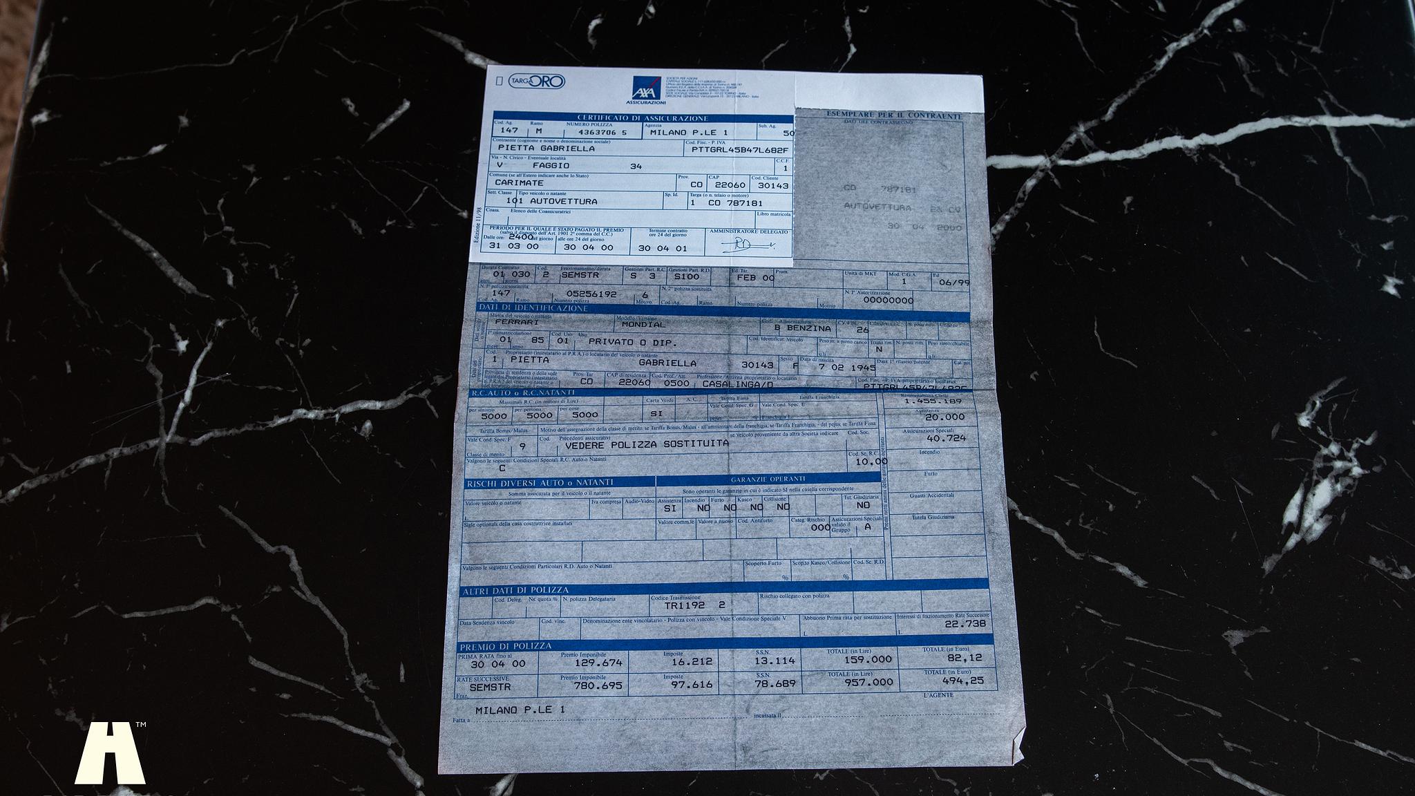 Documentation for 1985 Ferrari Mondial Quattrovalvole Design by Pininfarina (21)