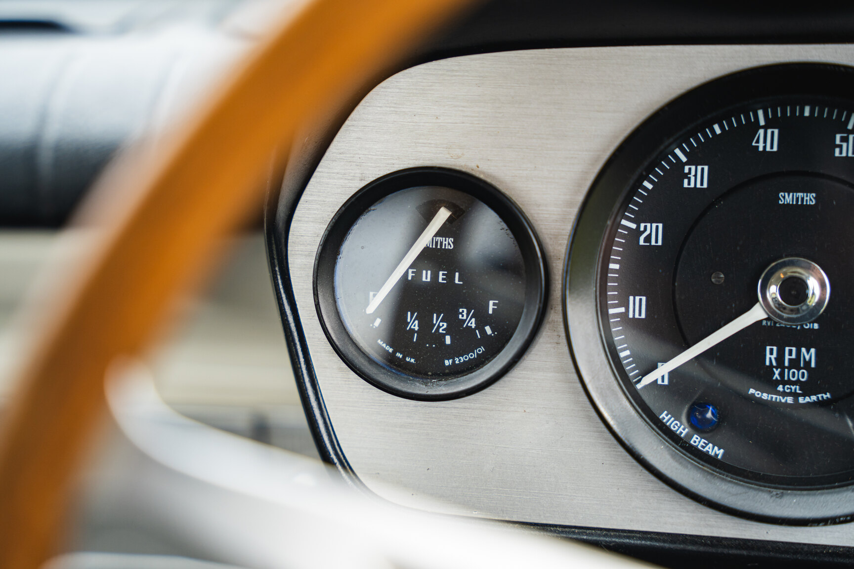 Innenraumfoto von 1963 Ford Cortina Lotus