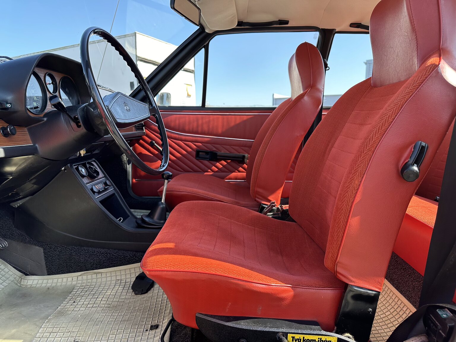 Interiörbild 1974 Volkswagen Passat Two Door