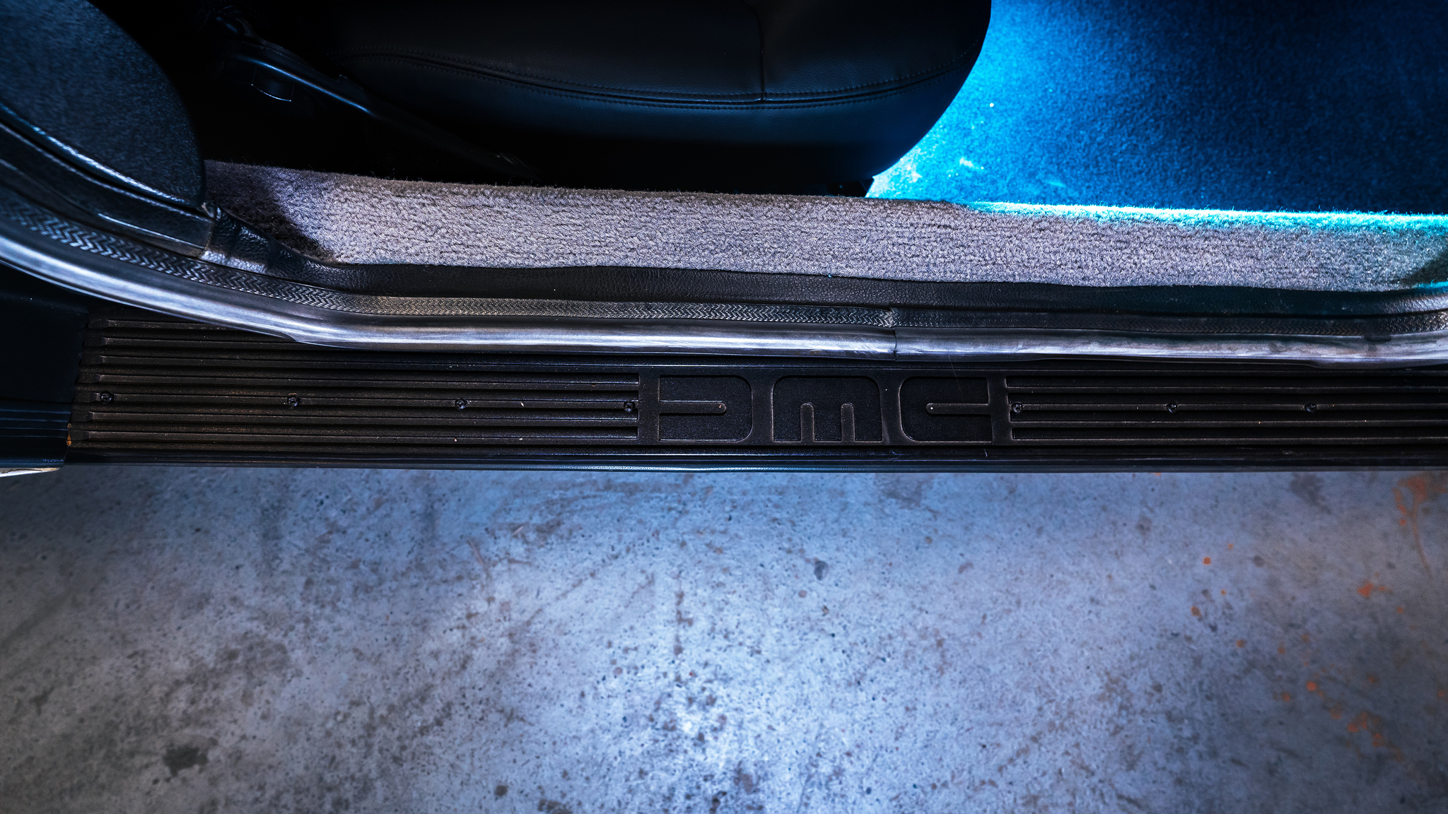 Interiörbild 1981 DMC DeLorean 