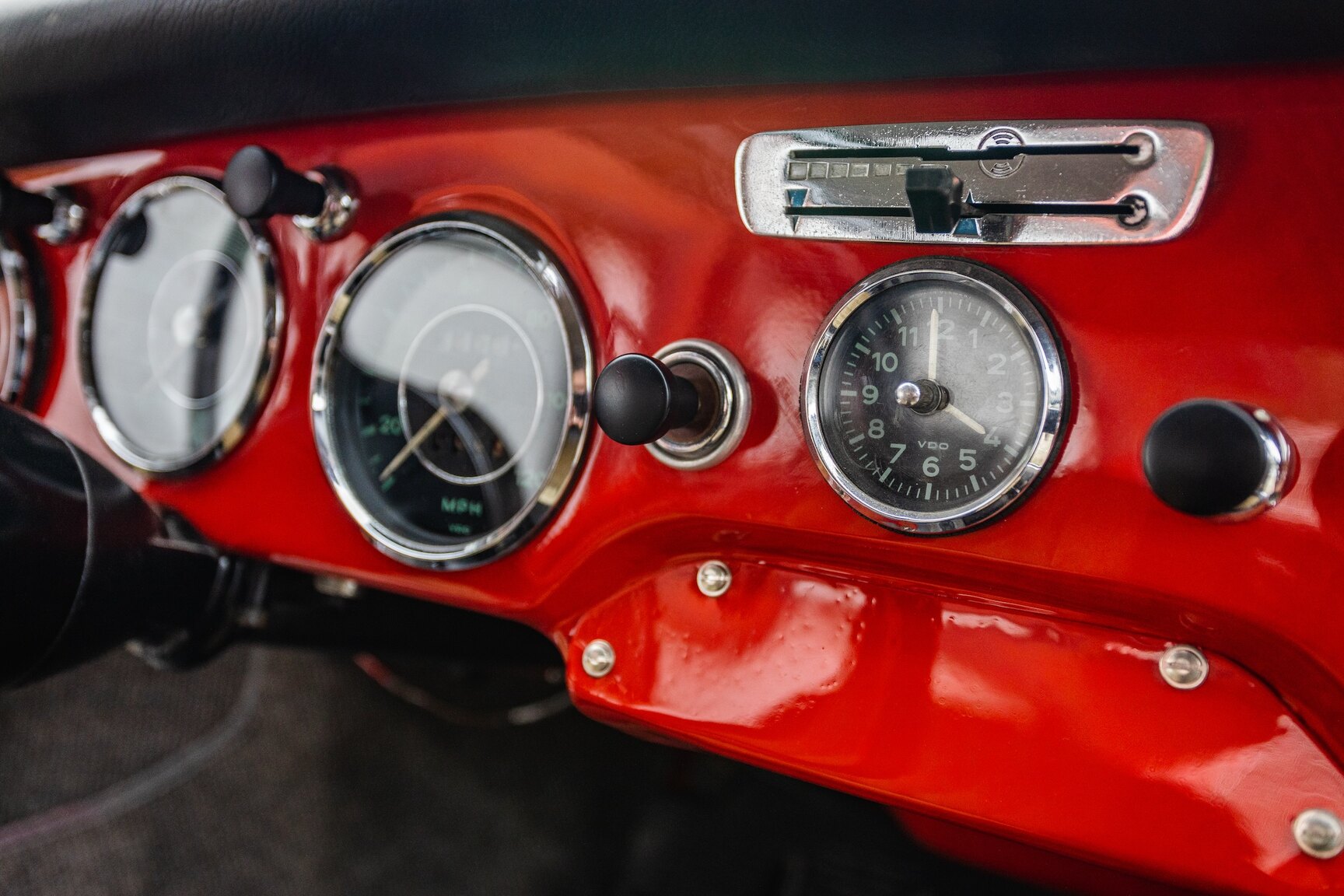 Interiörbild 1962 Porsche 356 BT6 "Notchback"
