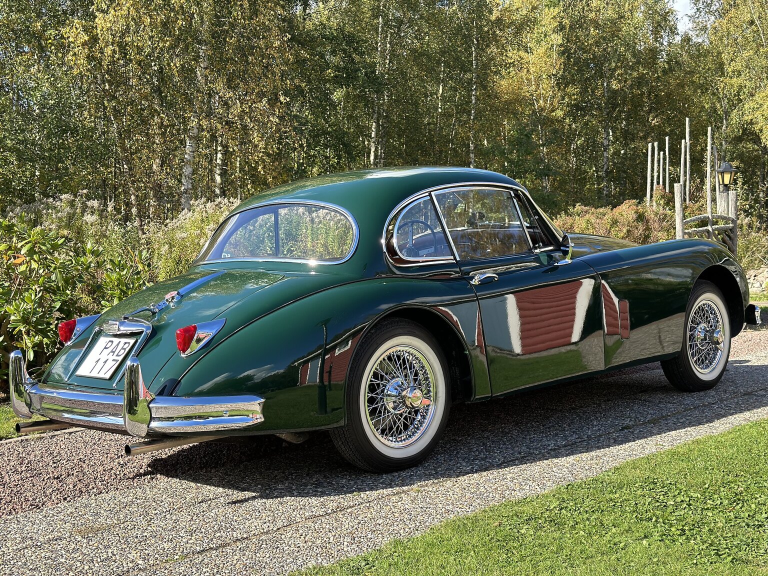 Exteriörbild på 1958 Jaguar XK150