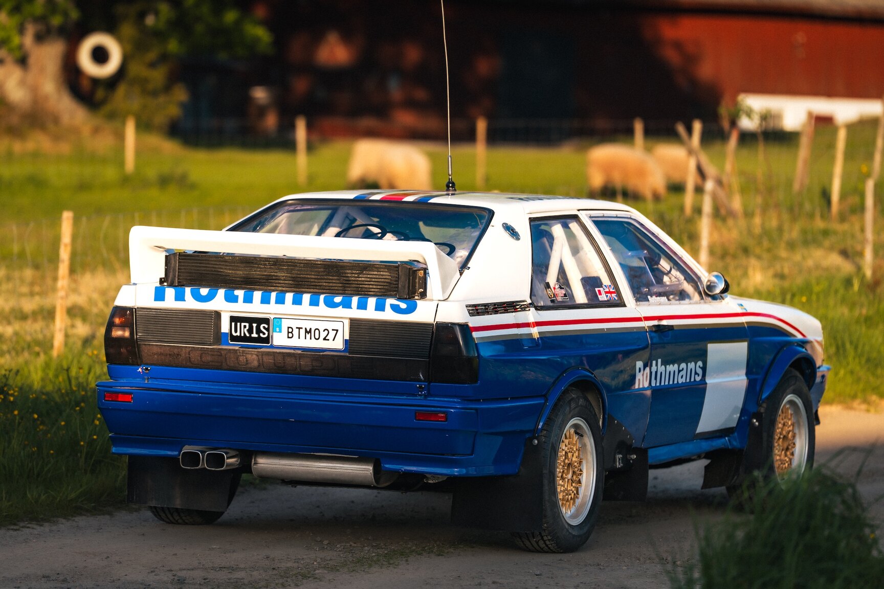 Exterior image of 1986 Audi Quattro Rally Replica