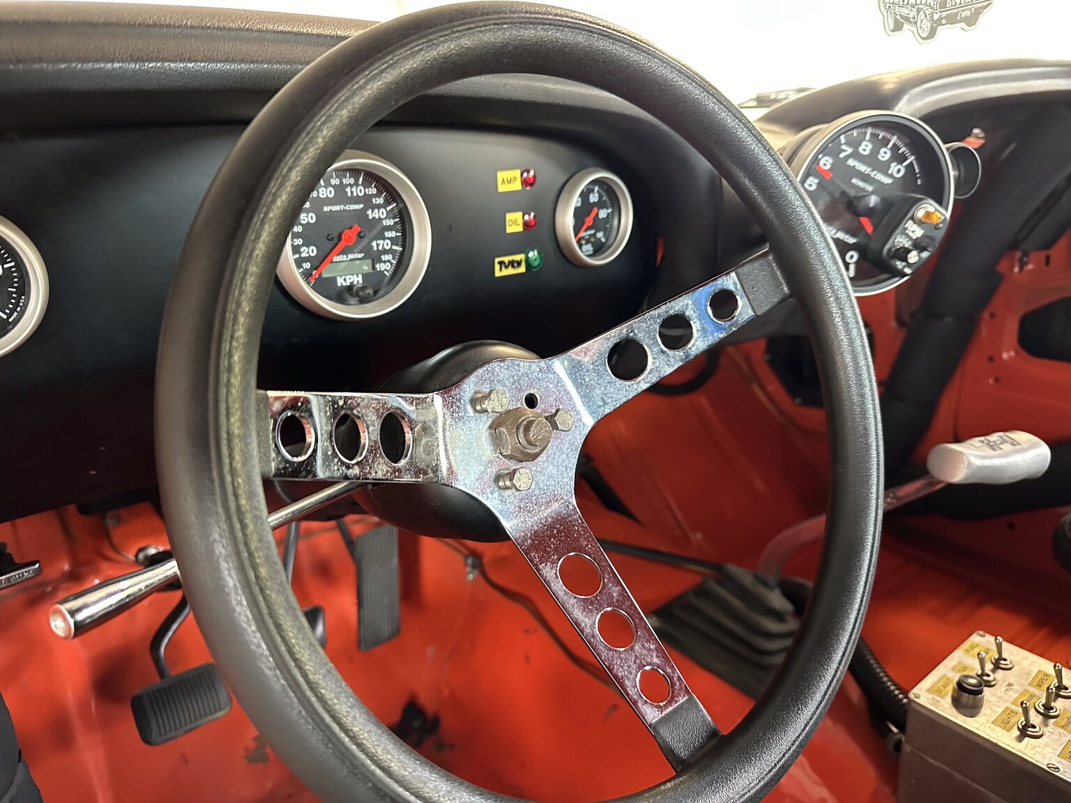 Interior image of 1969 Ford Mustang Fastback Boss Race Car