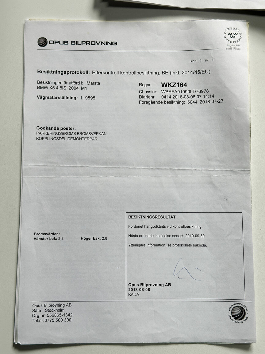Documentation for 2005 BMW X5 4.8iS E53 LCI