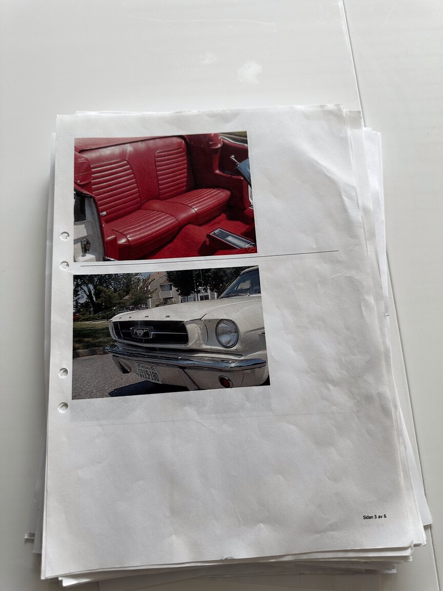 Dokumentation, 1965 Ford Mustang Cabriolet (4)