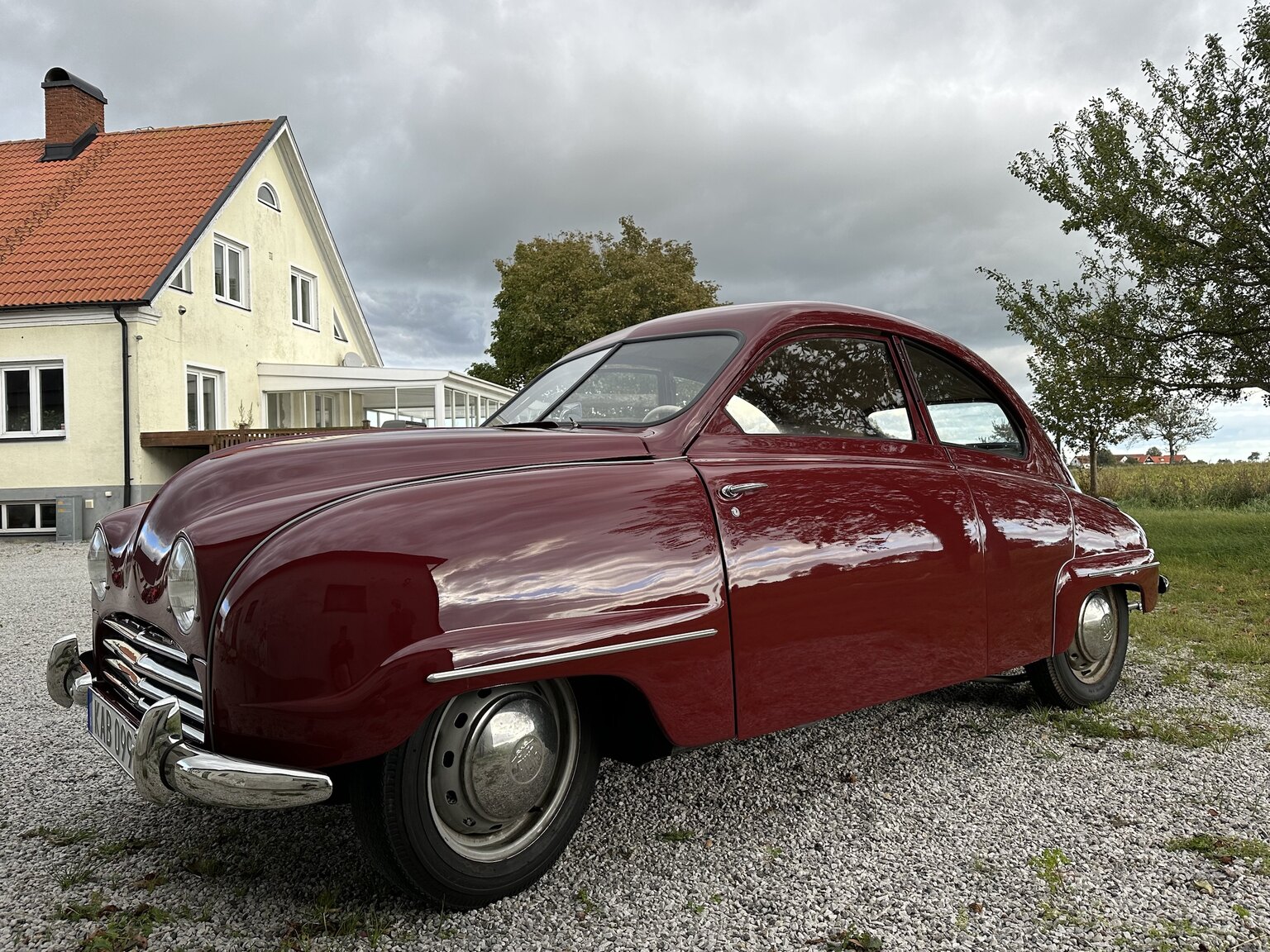 Exteriörbild på 1955 Saab 92 B De Luxe (33)