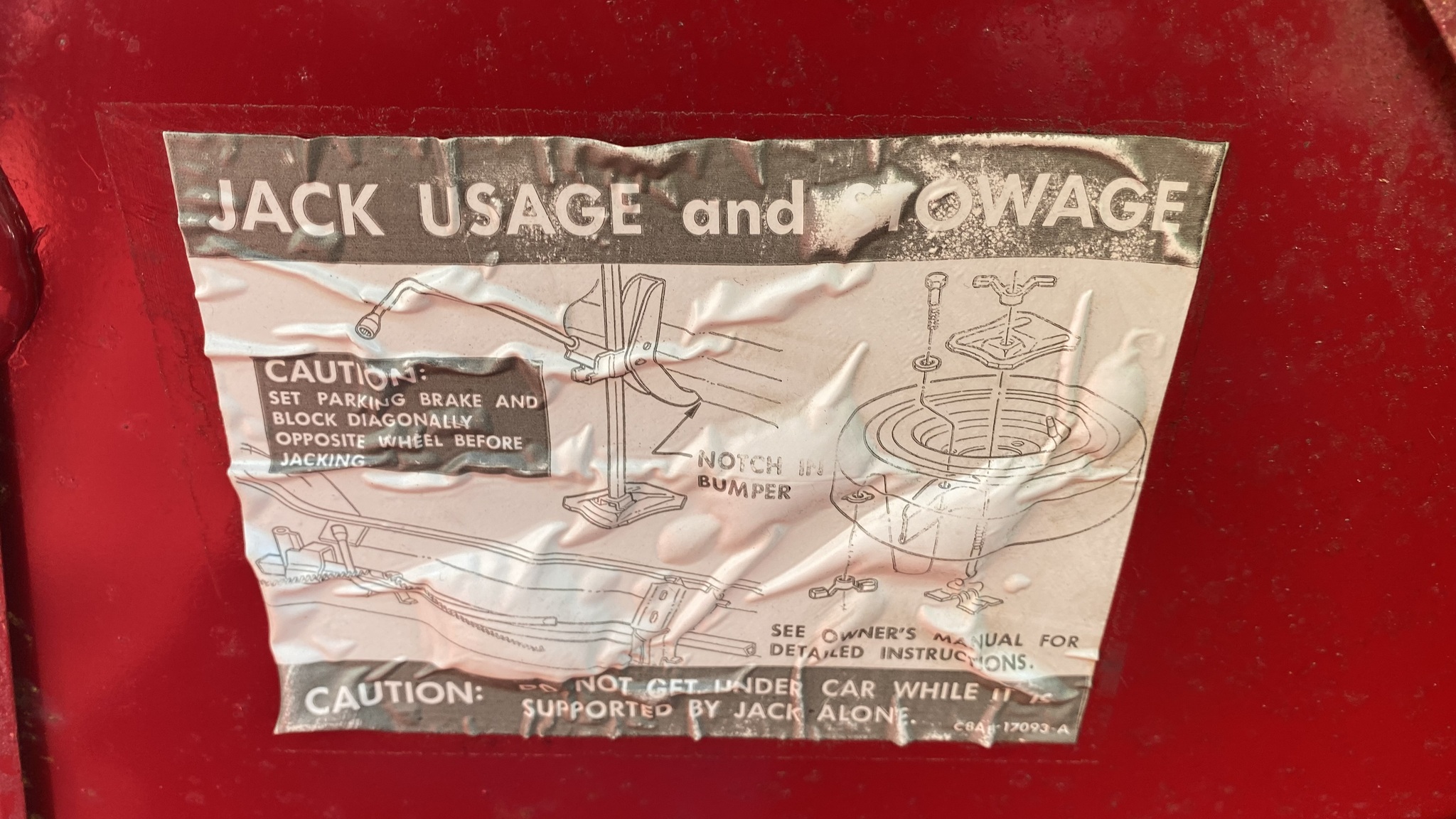 Interiörbild 1968 Ford Galaxie 500 Hardtop 7.0L V8