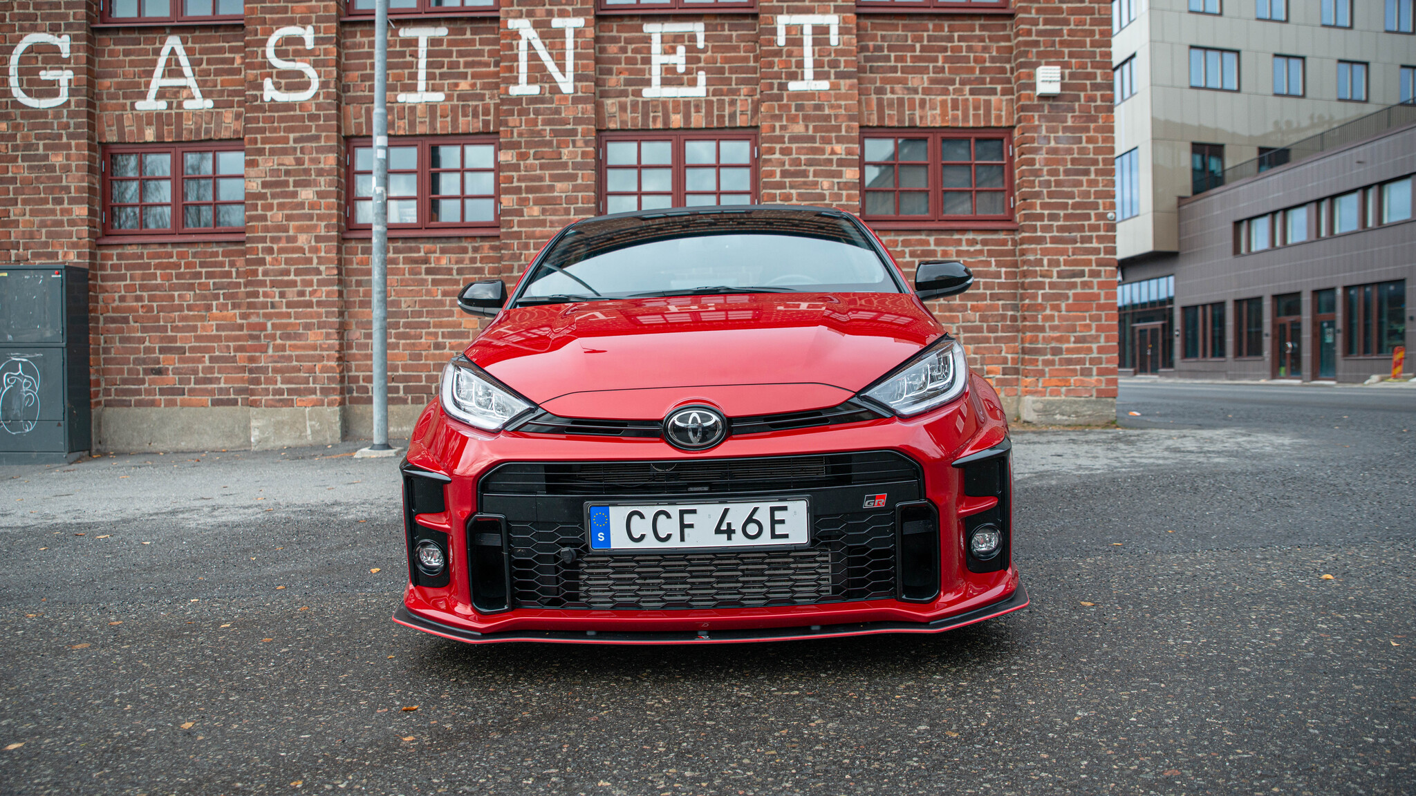 Exteriörbild på 2021 Toyota GR Yaris 