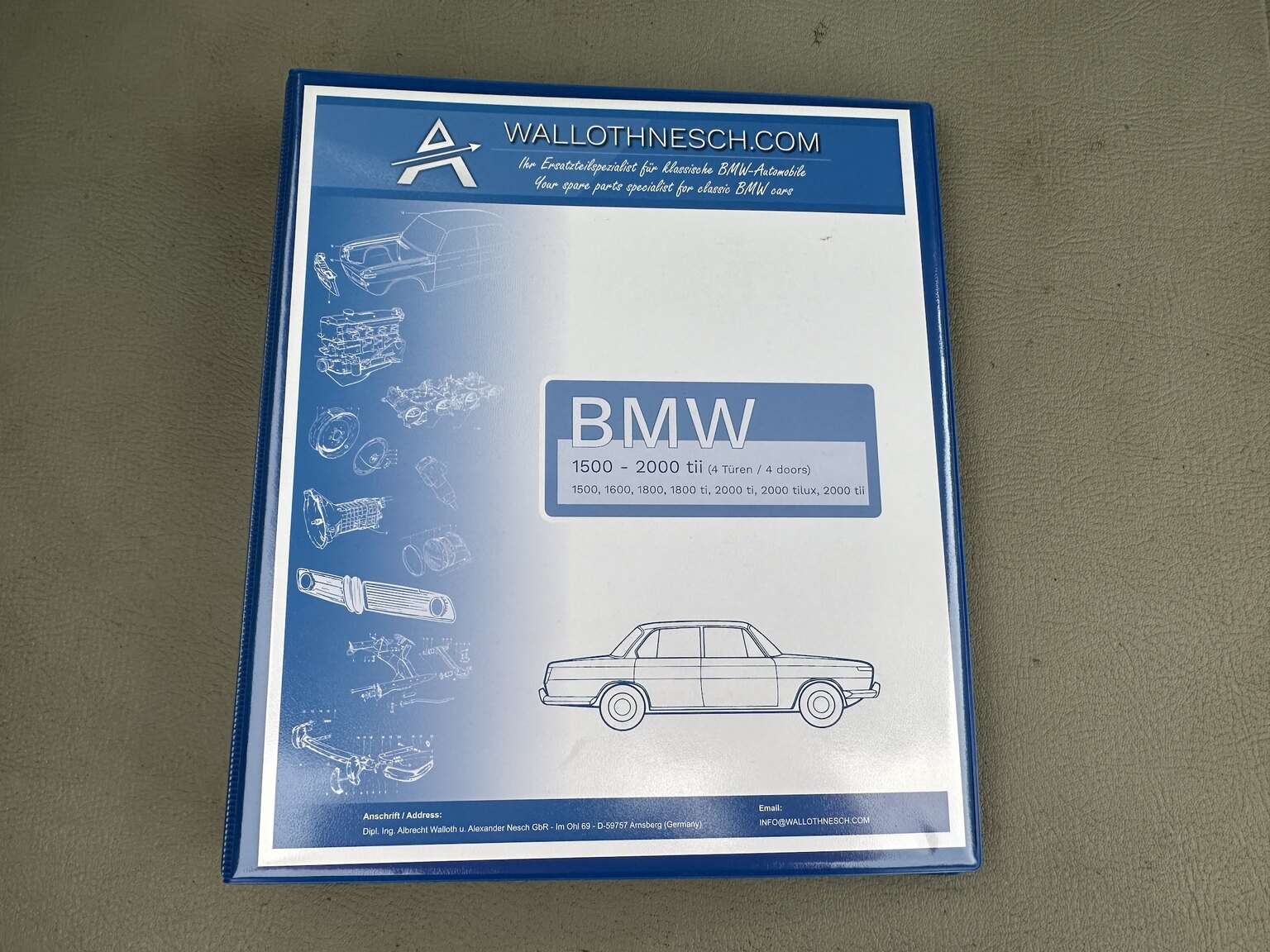 Dokumentation för 1965 BMW 1600