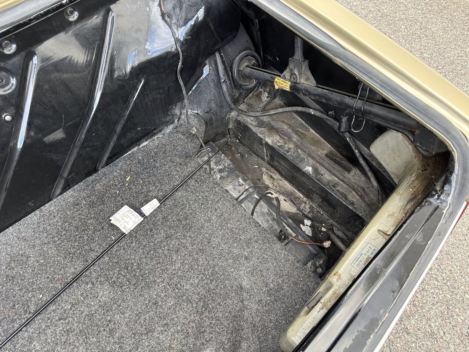 Interiörbild 1974 Mercedes benz 450 SL