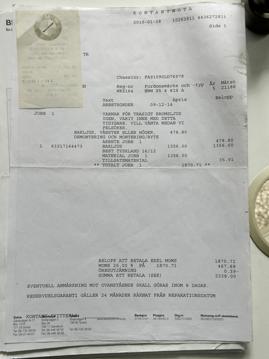 Documentation for 2005 BMW X5 4.8iS E53 LCI