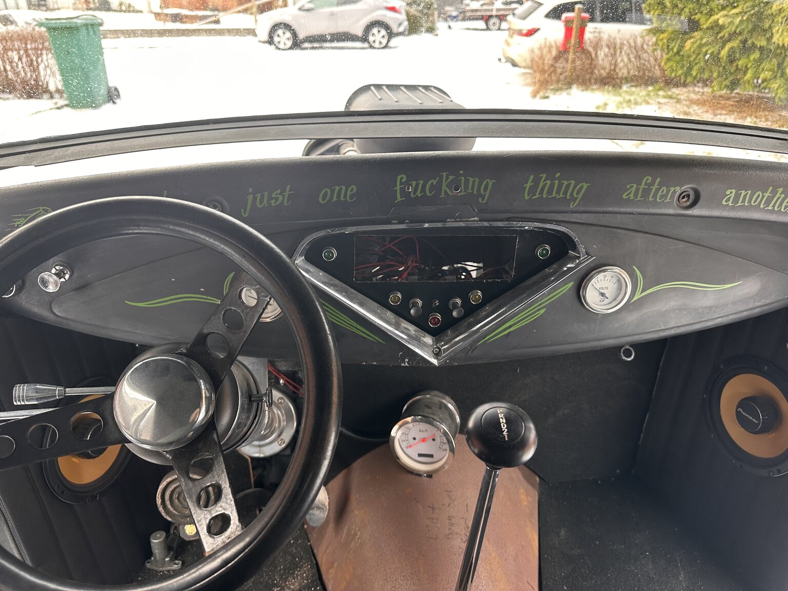 Interior image of 1929 Ford A "HotRod"