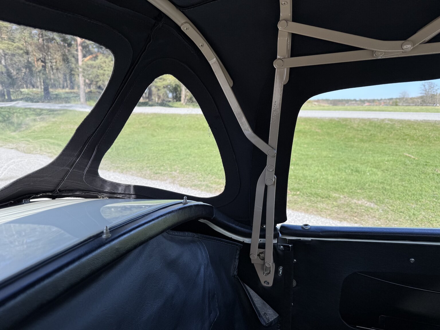 Interiörbild 1959 MG MGA 1500