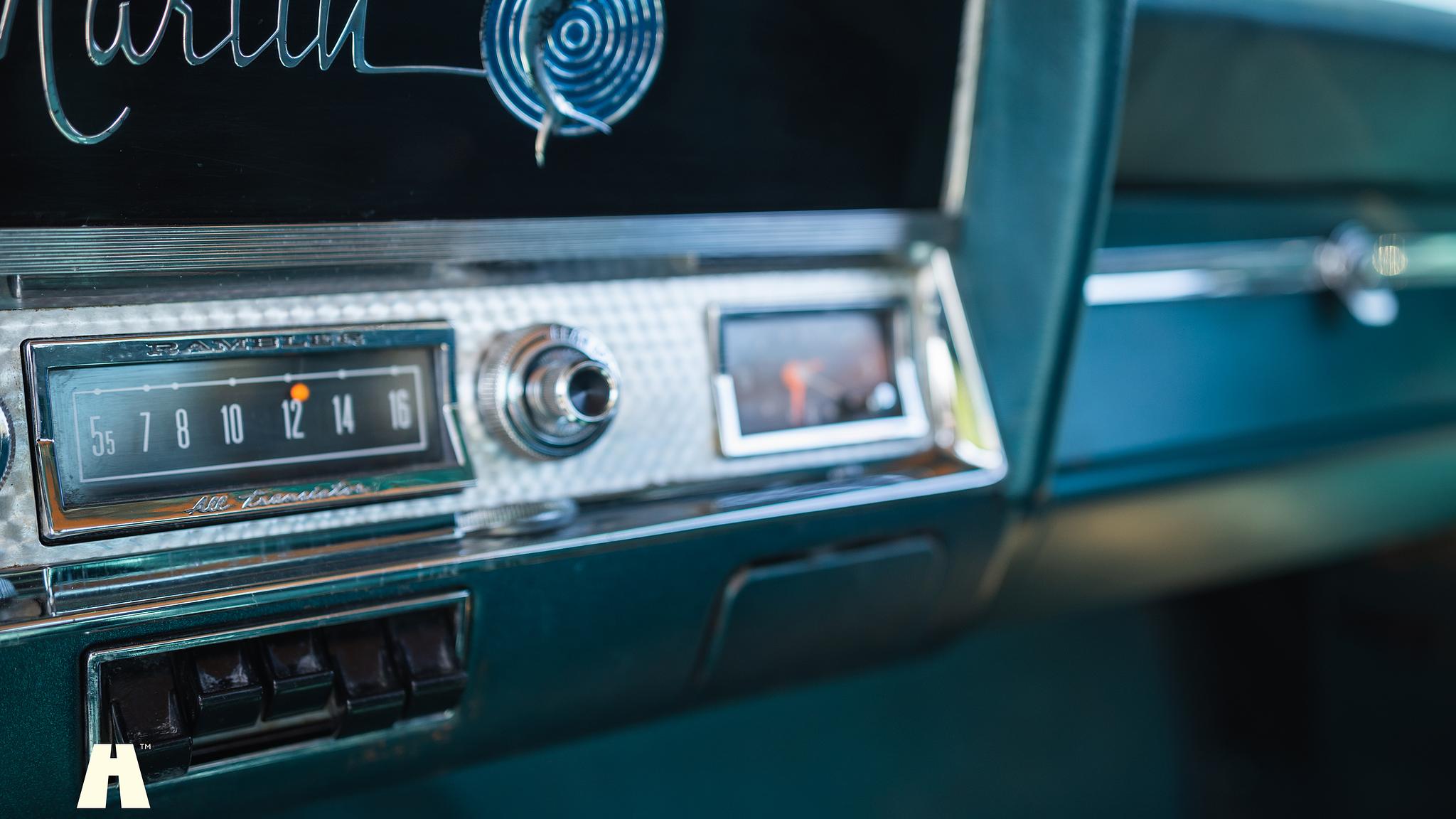 Interiörbild 1965 AMC Rambler Marlin 327 CUI 5.4 V8