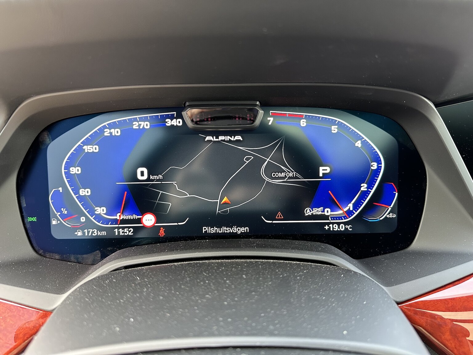 Interior image of 2022 ALPINA XB7