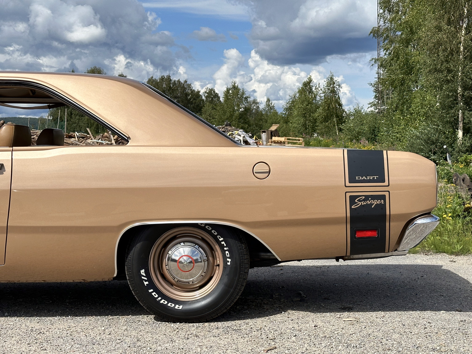 Exteriörbild på 1969 Dodge Dart Swinger 340