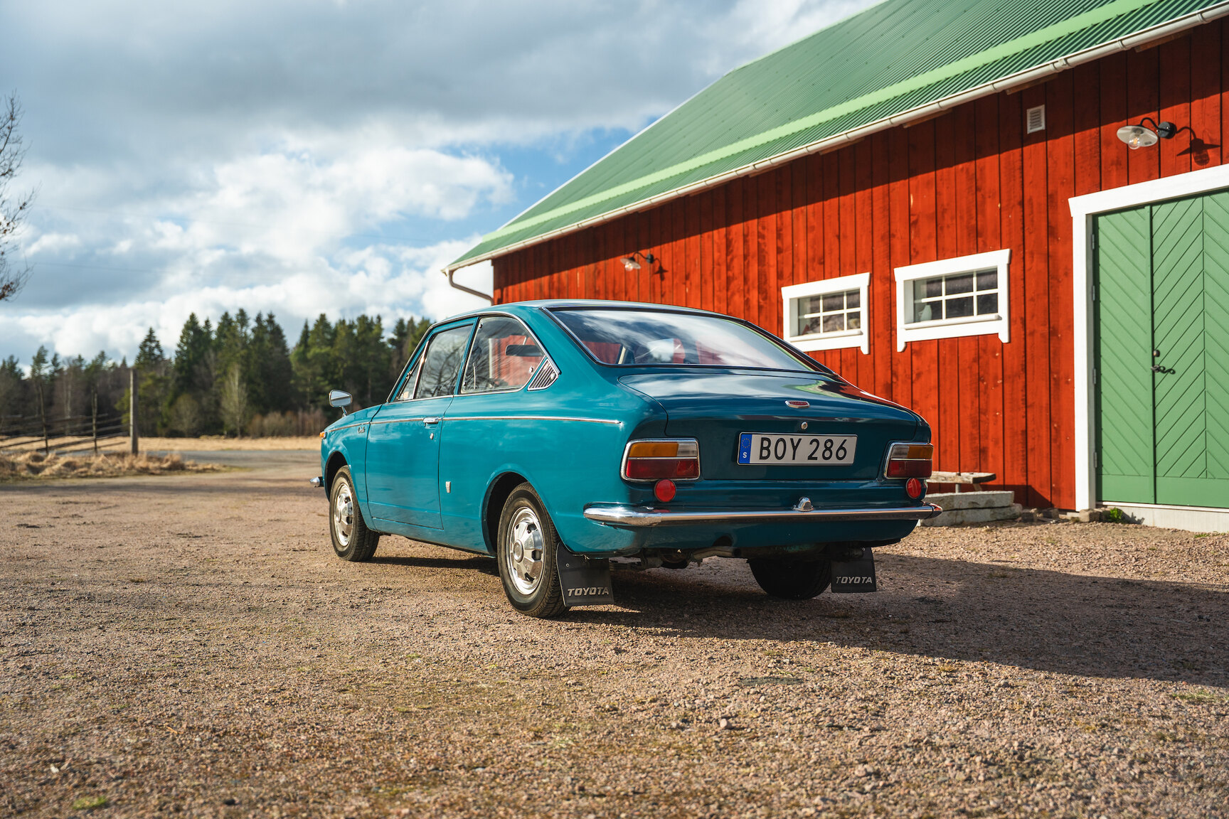 Exteriörbild på 1969 Toyota Corolla Coupé