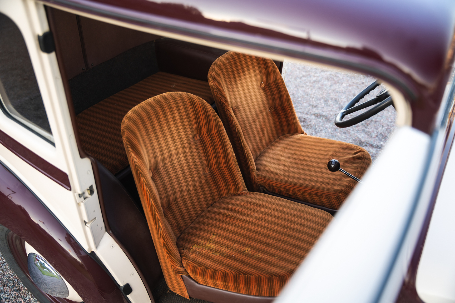 Interiörbild 1938 American Bantam Model 30 Coupé