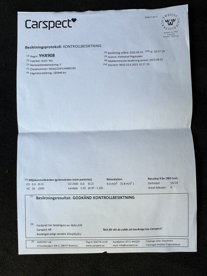 Documentation for 2010 Audi RS6 Avant V10 Quattro